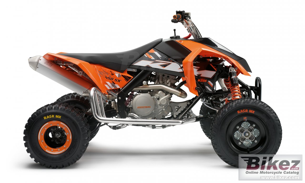 Big KTM 450 sx atv picture and wallpaper from Bikez.com